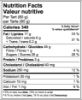 Salted caramel tart nutritional information