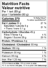 Gingerbread Butter Tart Nutritional Information