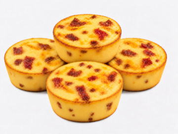 bacon cheddar omelette bite